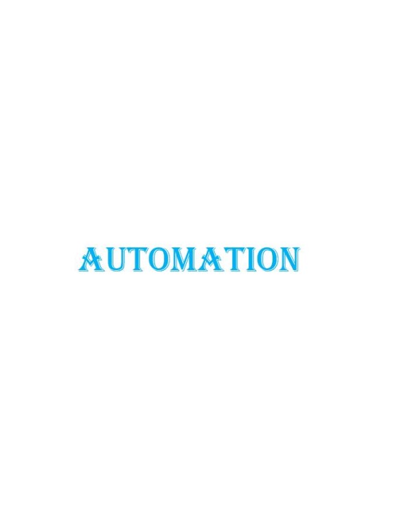 AUTOMATION 