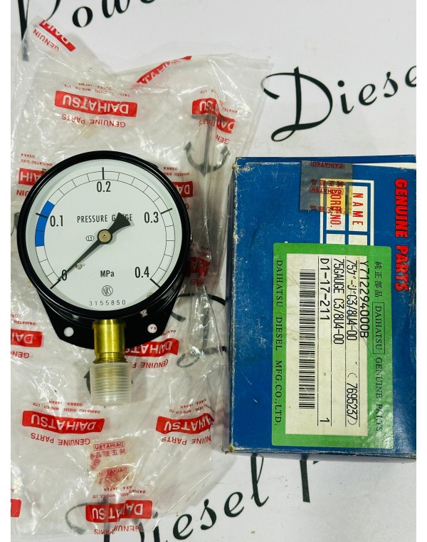 DAIHATSU GENUINE PARTS 0-0.4 MPa PRESSURE GAUGE Y712294000B