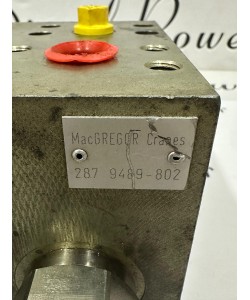 MACGREGOR CRANES 287 9489-802 HYDRAULIC VALVE BLOCK