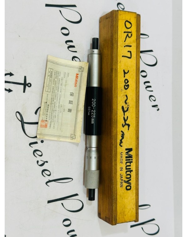 MITUTOYO 200-225 MICROMETER 700627 MADE IN JAPAN