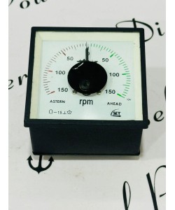 Set RPM meter astern 150 to 150 ahead 10v