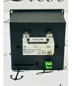 Set RPM meter astern 150 to 150 ahead 10v