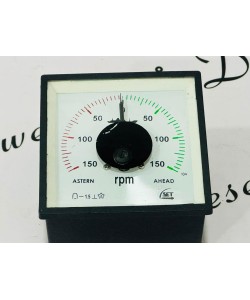 Set RPM meter astern 150 to 150 ahead 10v